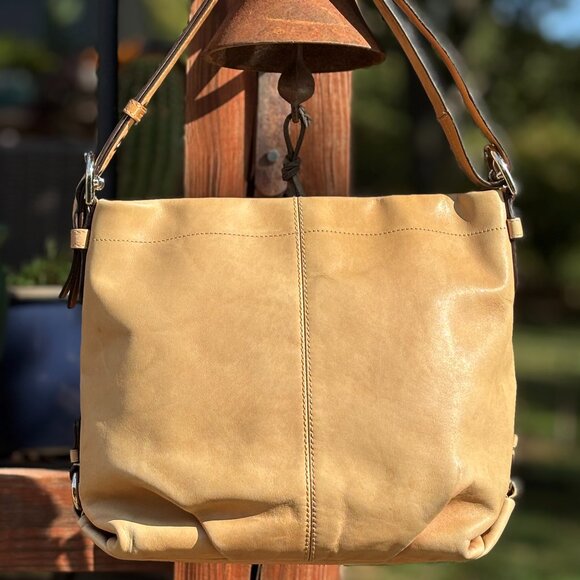 Coach Tan Legacy Convertible Bag #F15064 - Picture 1 of 11